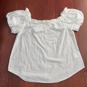 Anthropologie White Blouse.